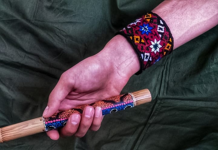 Manschette "Bāgh-e Gol Boteh“ aus Žaraf